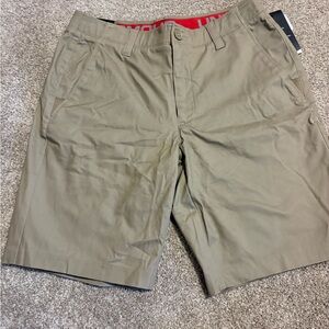 Under Armour Men's Khaki Flat Front Shorts